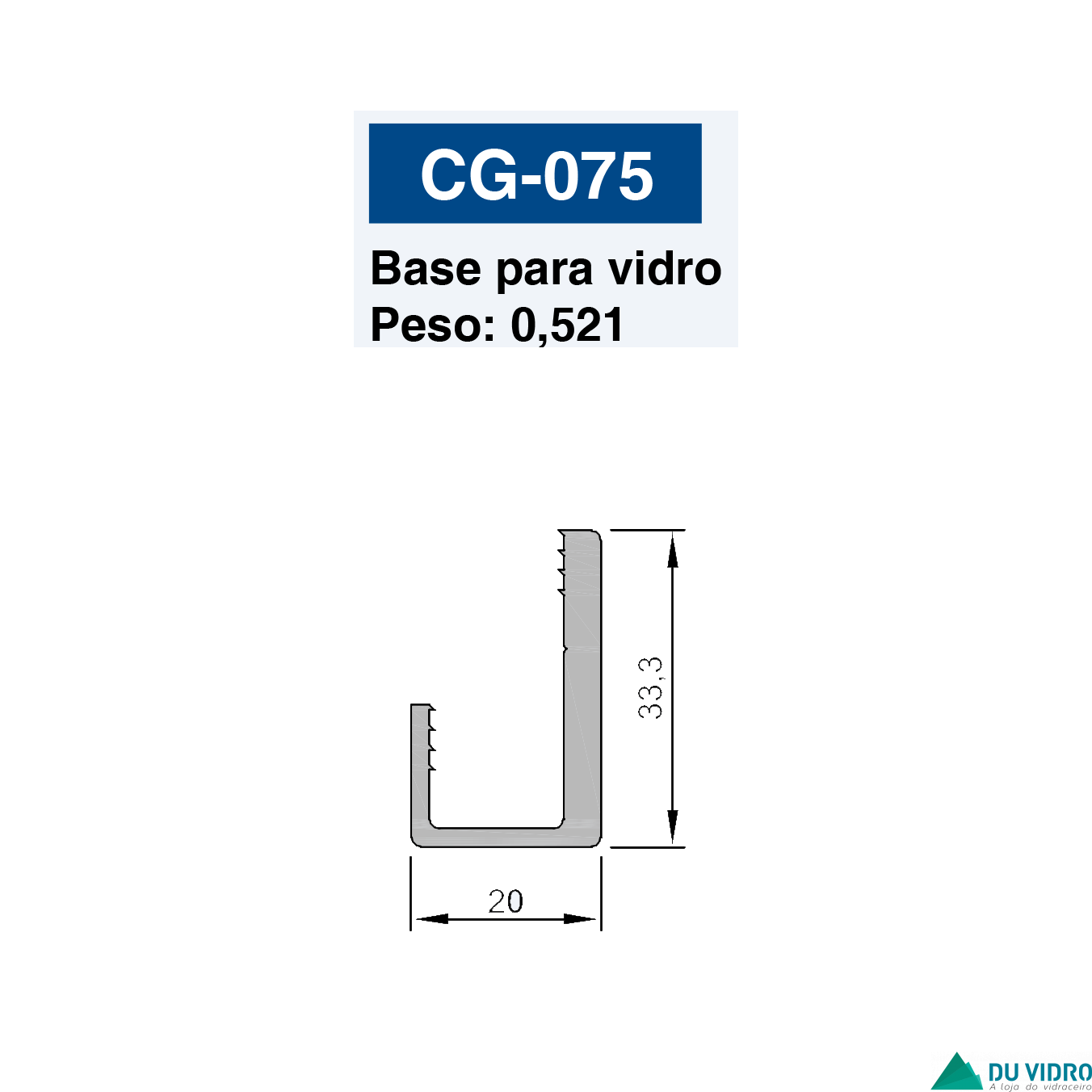 BASE PARA VIDRO