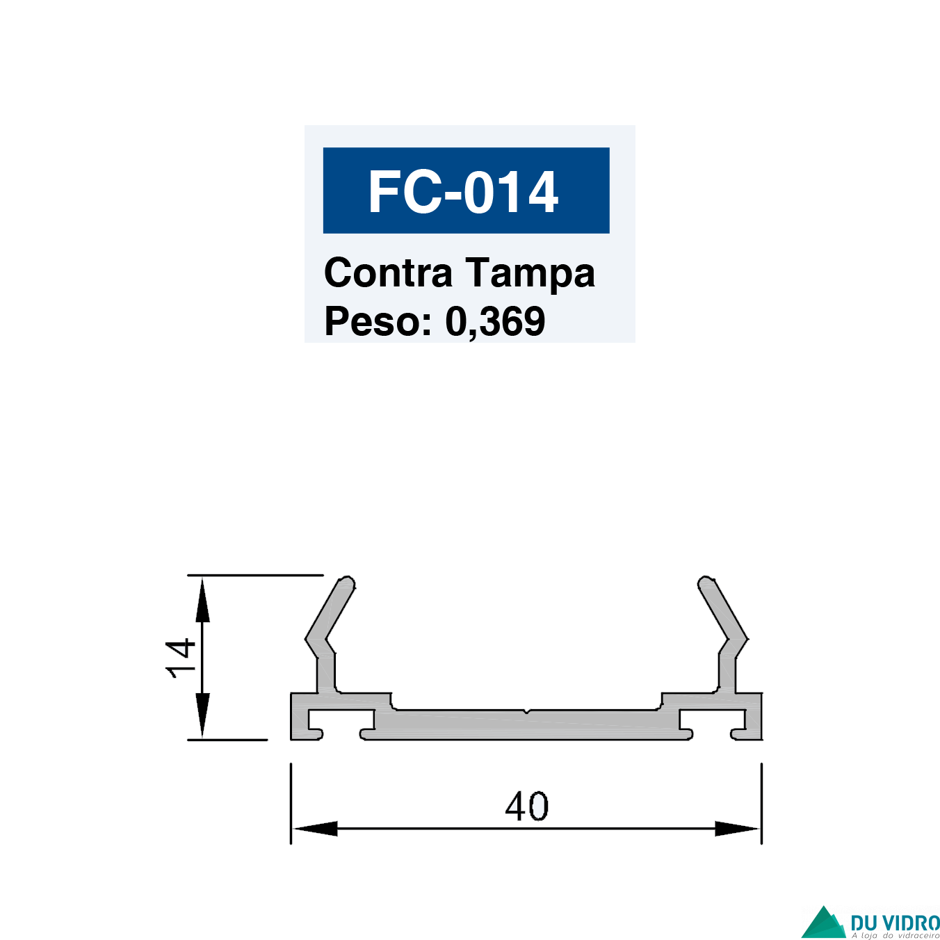 CONTRA TAMPA PARA TELHADO