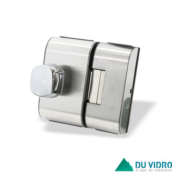 Fechadura Elétrica para Porta de Vidro HDL V/V PV90 2R B Escovada