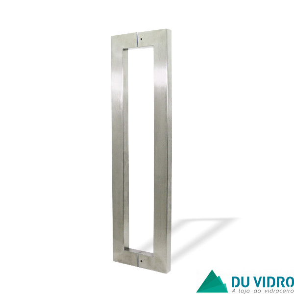 Puxador Quadrado Inox Escovado