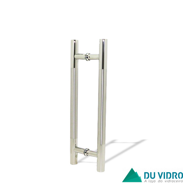 Puxador H Redondo 1" Inox