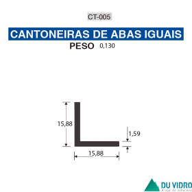 CANTONEIRA DE ABAS IGUAIS