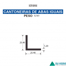CANTONEIRA DE ABAS IGUAIS