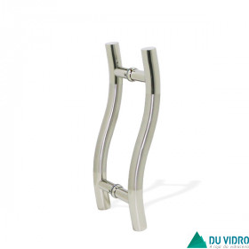 Puxador S Redondo 1" Inox